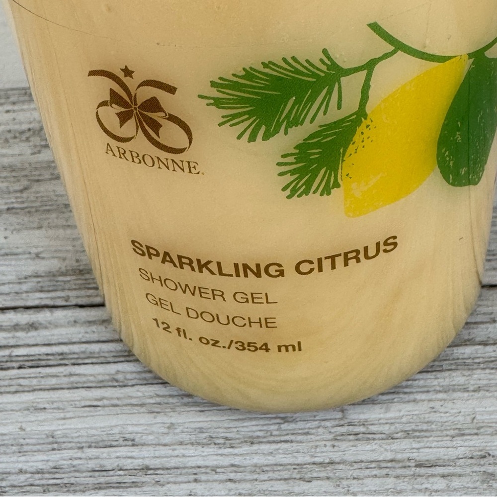 Discontinued Arbonne Sparkling Citrus Sugar Scrub,shower gel, & body butter NEW - Picture 5 of 13